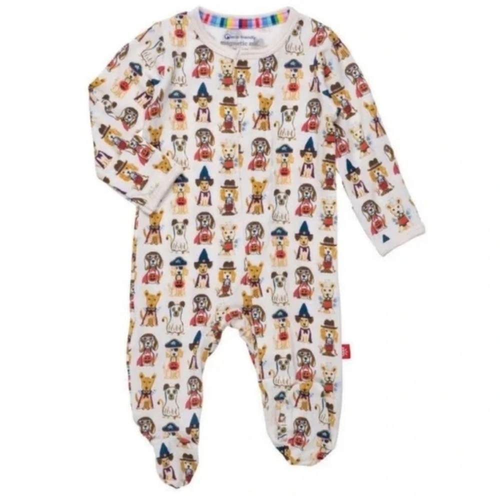 Magnetic Me Multicolor Animal Print Footie